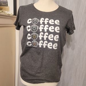 Graphic coffee tee small